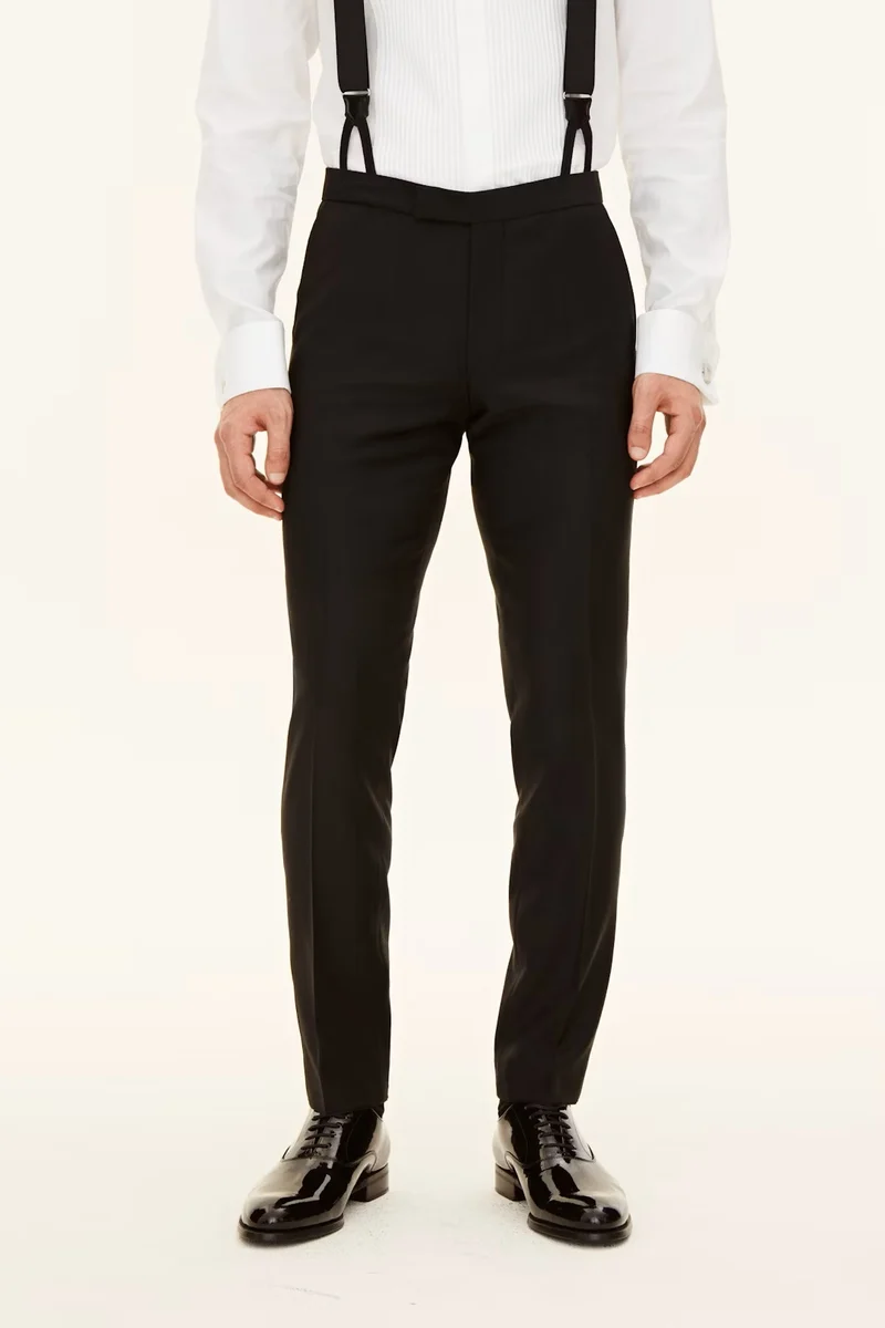 OSCAR JACOBSON Duke Tuxedo Trousers - Black