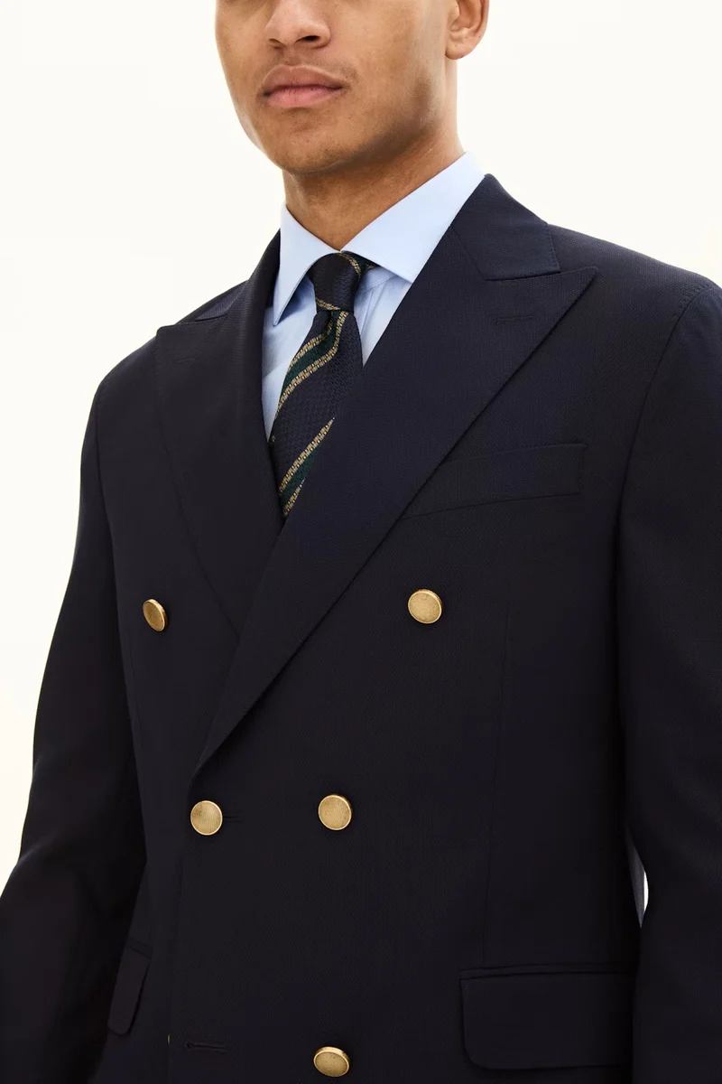 OSCAR JACOBSON Farris Club DB Blazer - Navy