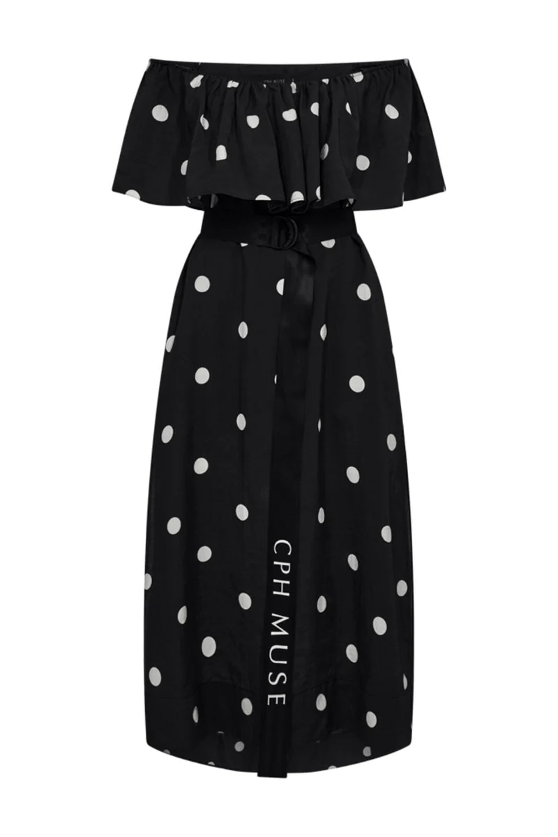 Copenhagen Muse - Cmfie-dress 208352 - 9217 Black W, Jet Stream