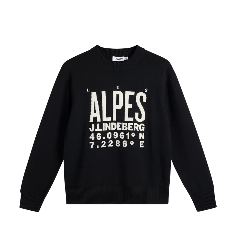 WILLIAM KNITTED SWEATER - Black