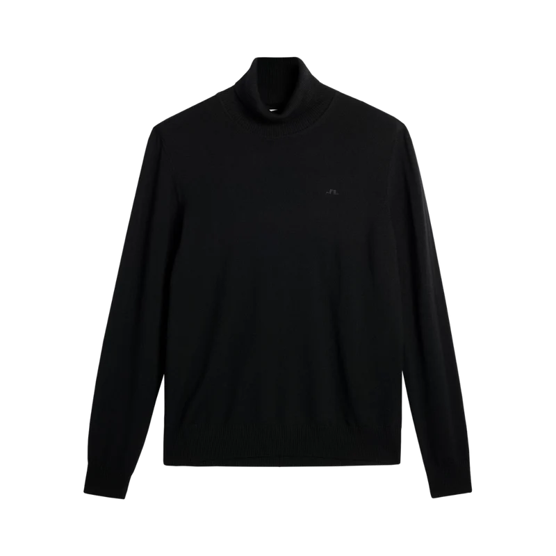 Kaden Merino Turtle Neck - Black
