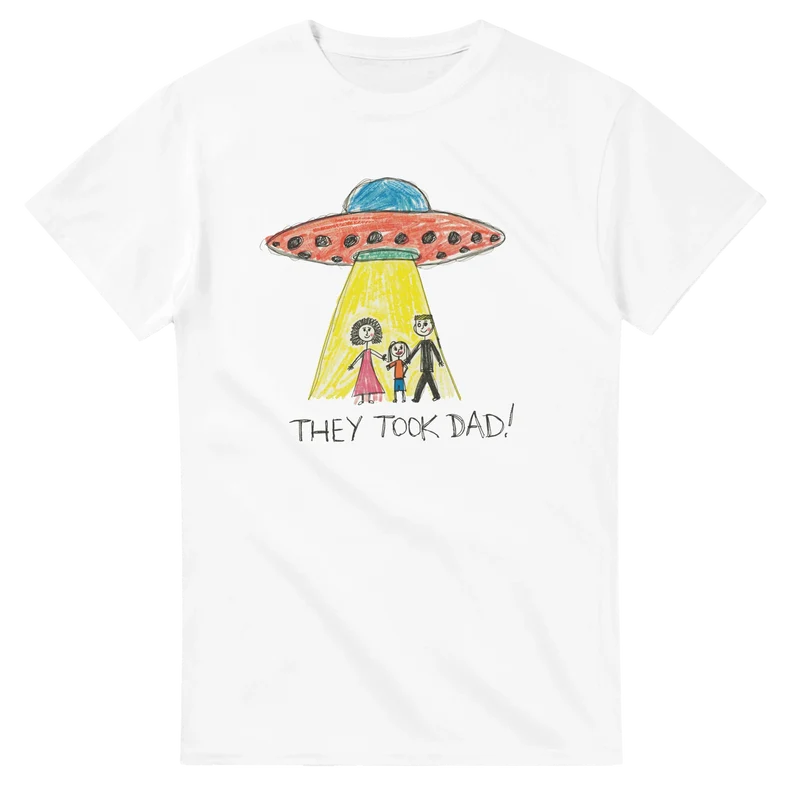 T-shirt - They took dad