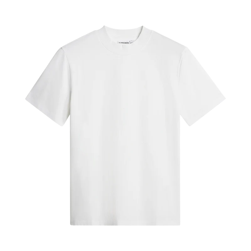 ACE MOCK NECK T-SHIRT - White