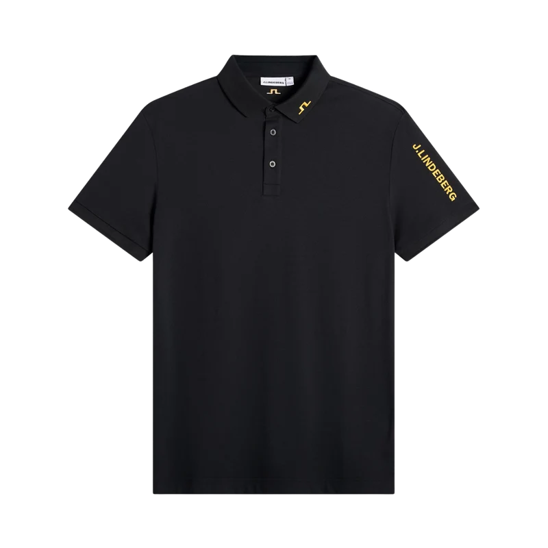 Tour Tech Pique Polo - Black