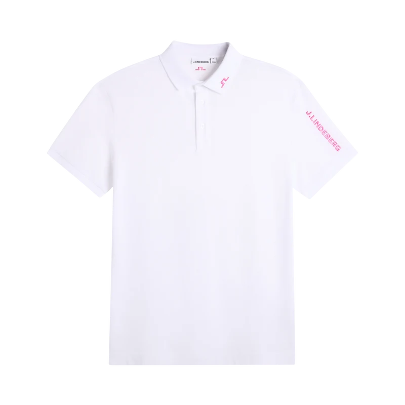 Tour Tech Pique Polo - White
