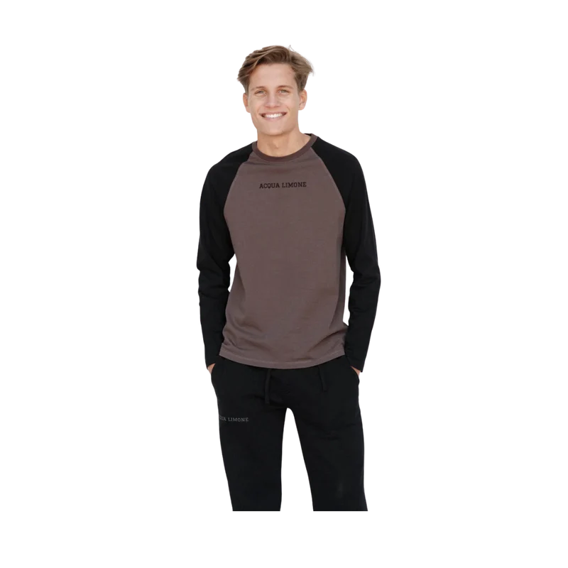 Heavy LS Tee Ivy - 790 Nut/Black