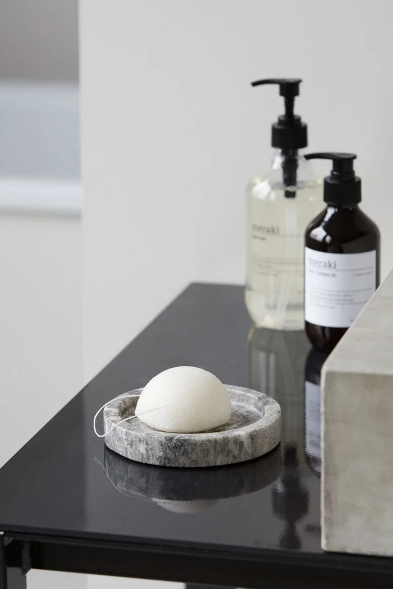 Meraki - Konjac sponge - White
