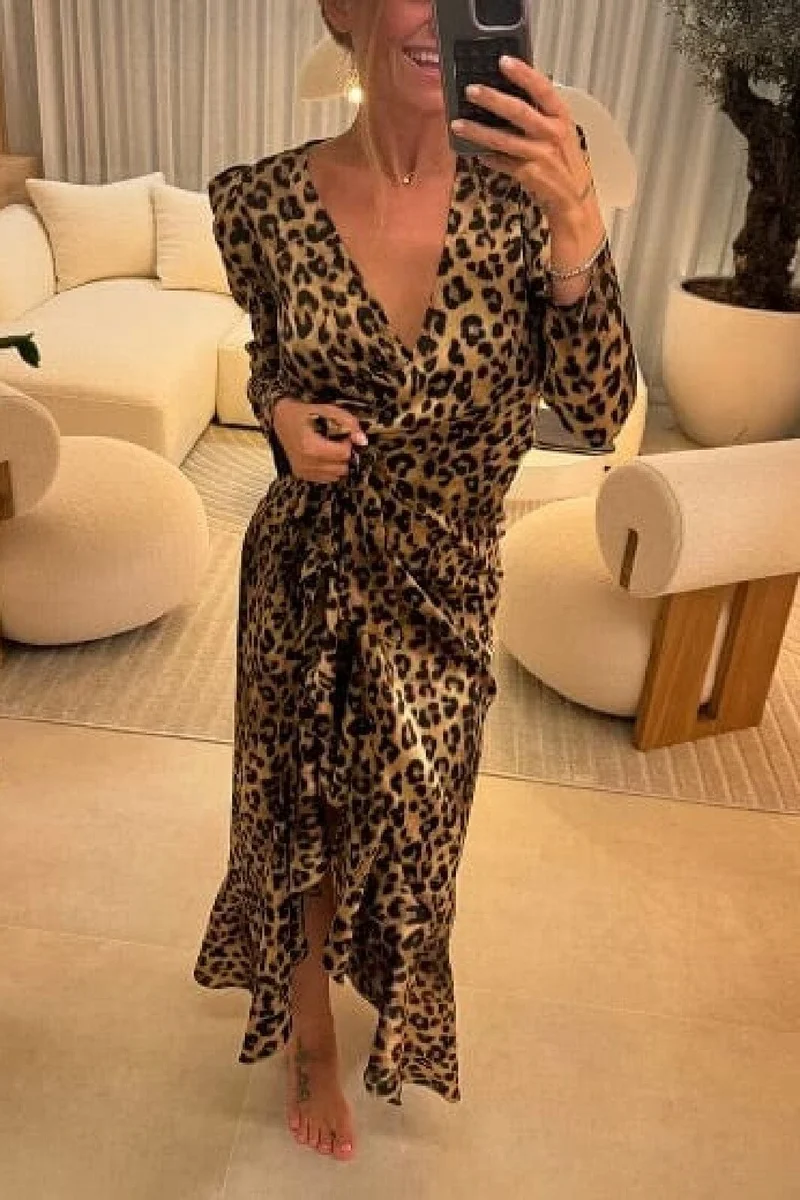 Valentin Studio - Senorita Leopard Dress - Leopard