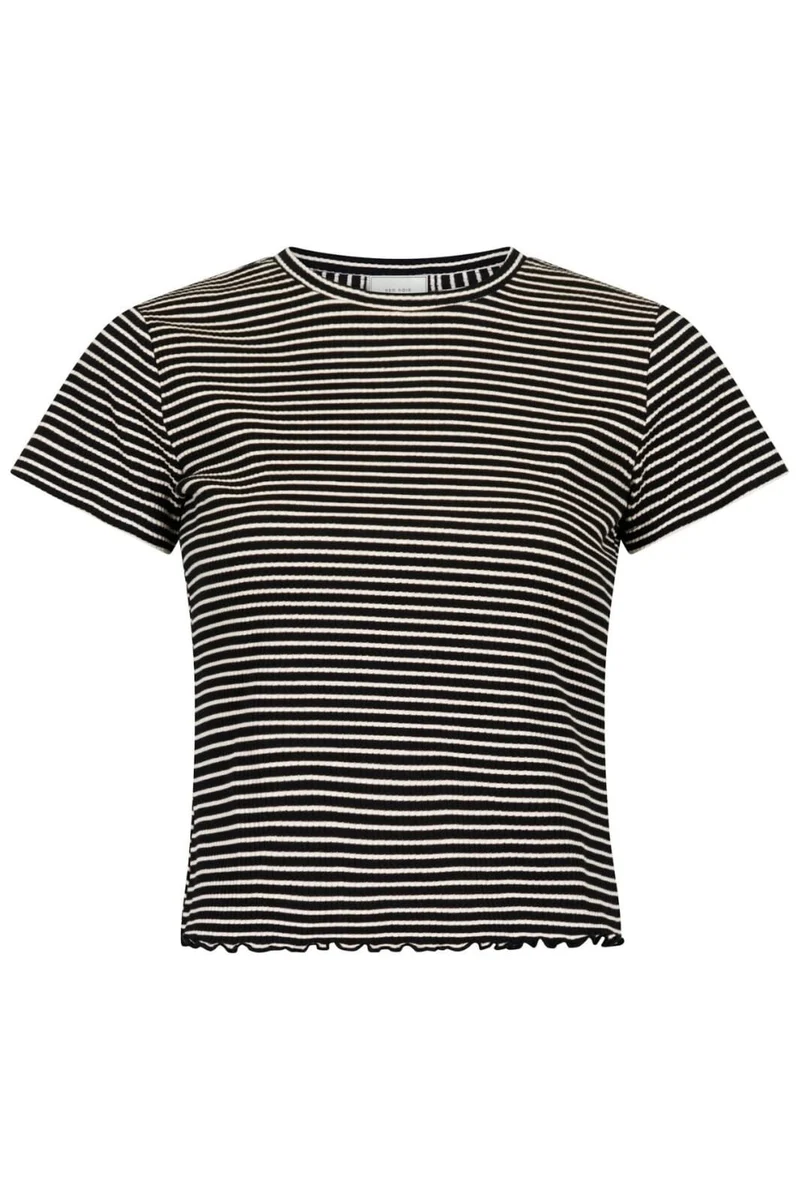 Neo Noir - Lonnie Stripe Tee - Black