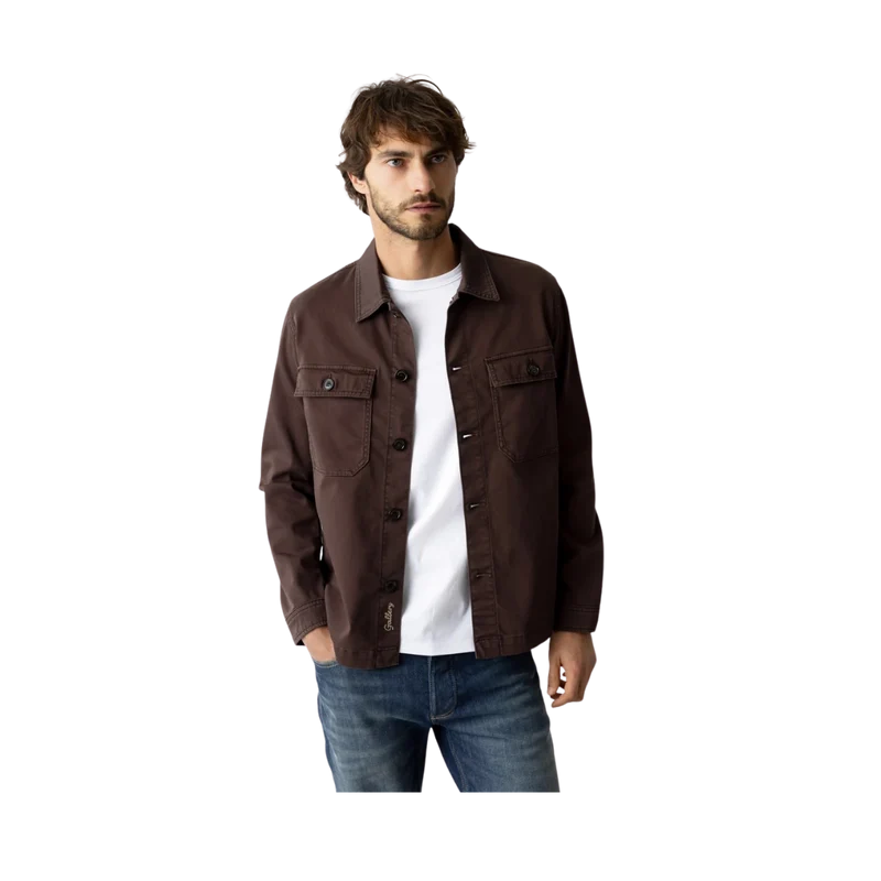 MMGMatteo Soft Overshirt - Black Coffee