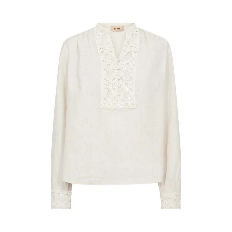 MMEvanda ls Blouse - Ecru
