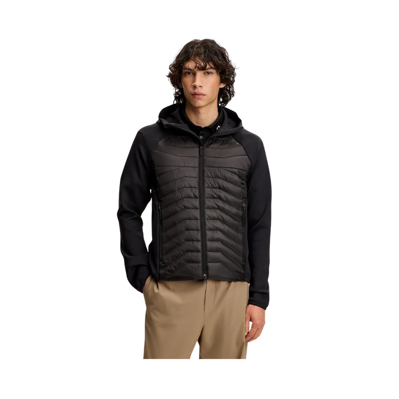 Heyden Quilt Hybrid Hood - Black
