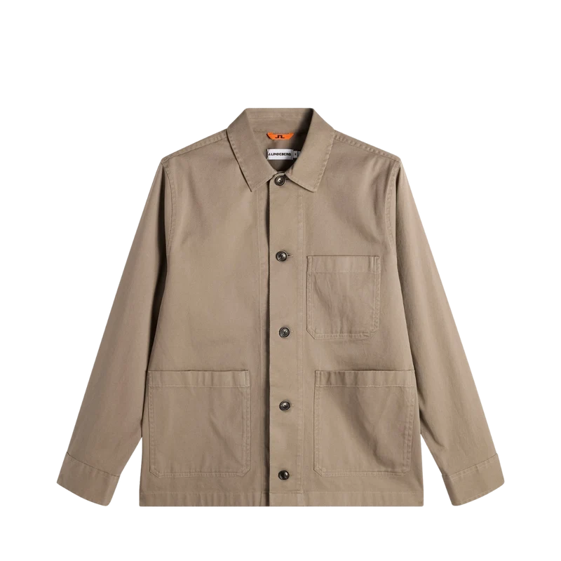 Easton Cotton Overshirt - Brindle
