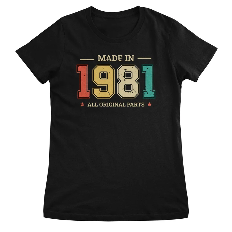 Made In 1981 - All Original Parts Girly Top