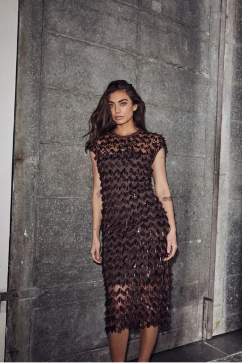 Haute L'Amitié - Limone Dress HL10628 - Mocca