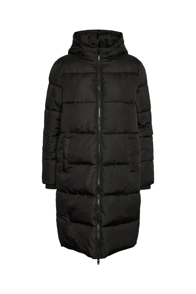 Pieces - Pcbee New Long Puffer Jacket - 3718779 Black