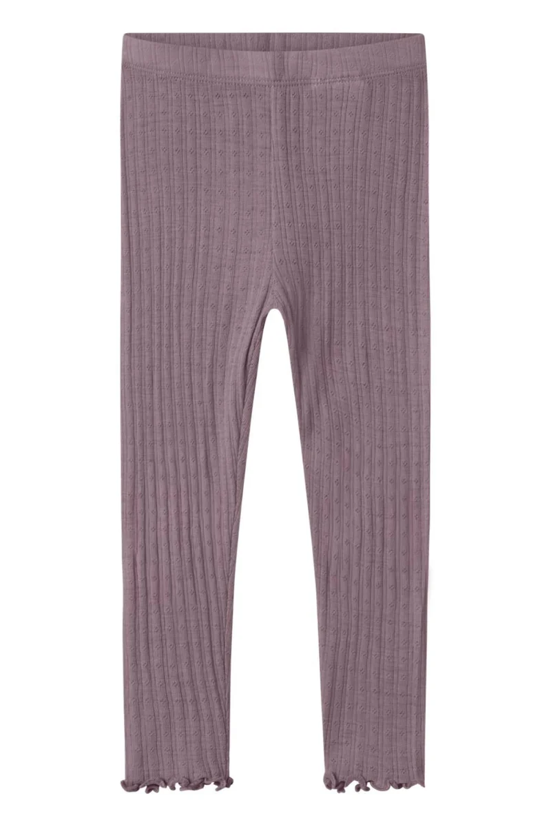 Name It - Nmfwossa Wo/Si Rib Legging - 4969335 Toadstool