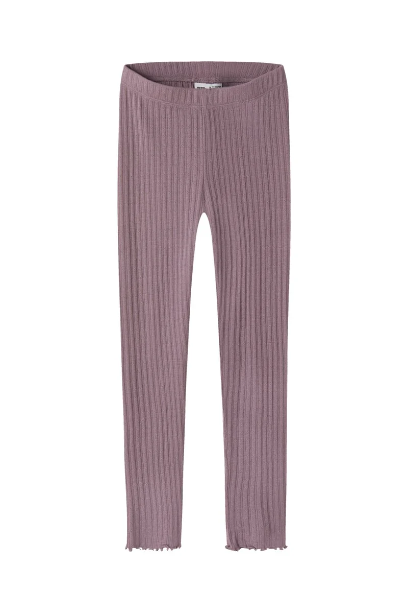 Name It - Nkfwossa Wo/Si Rib Legging - 4973639 Toadstool