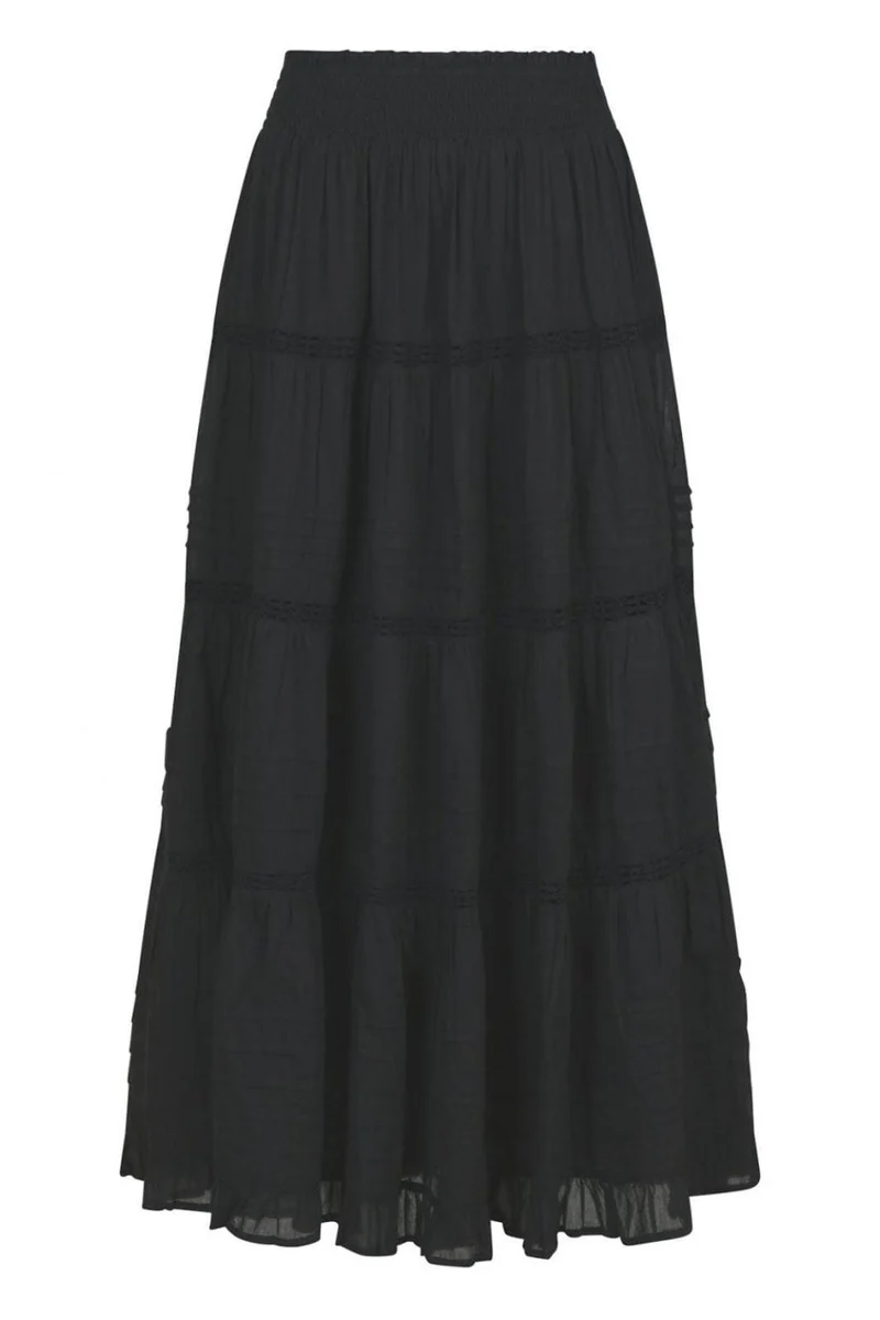 Neo Noir - Felicia S Voile Skirt - Black