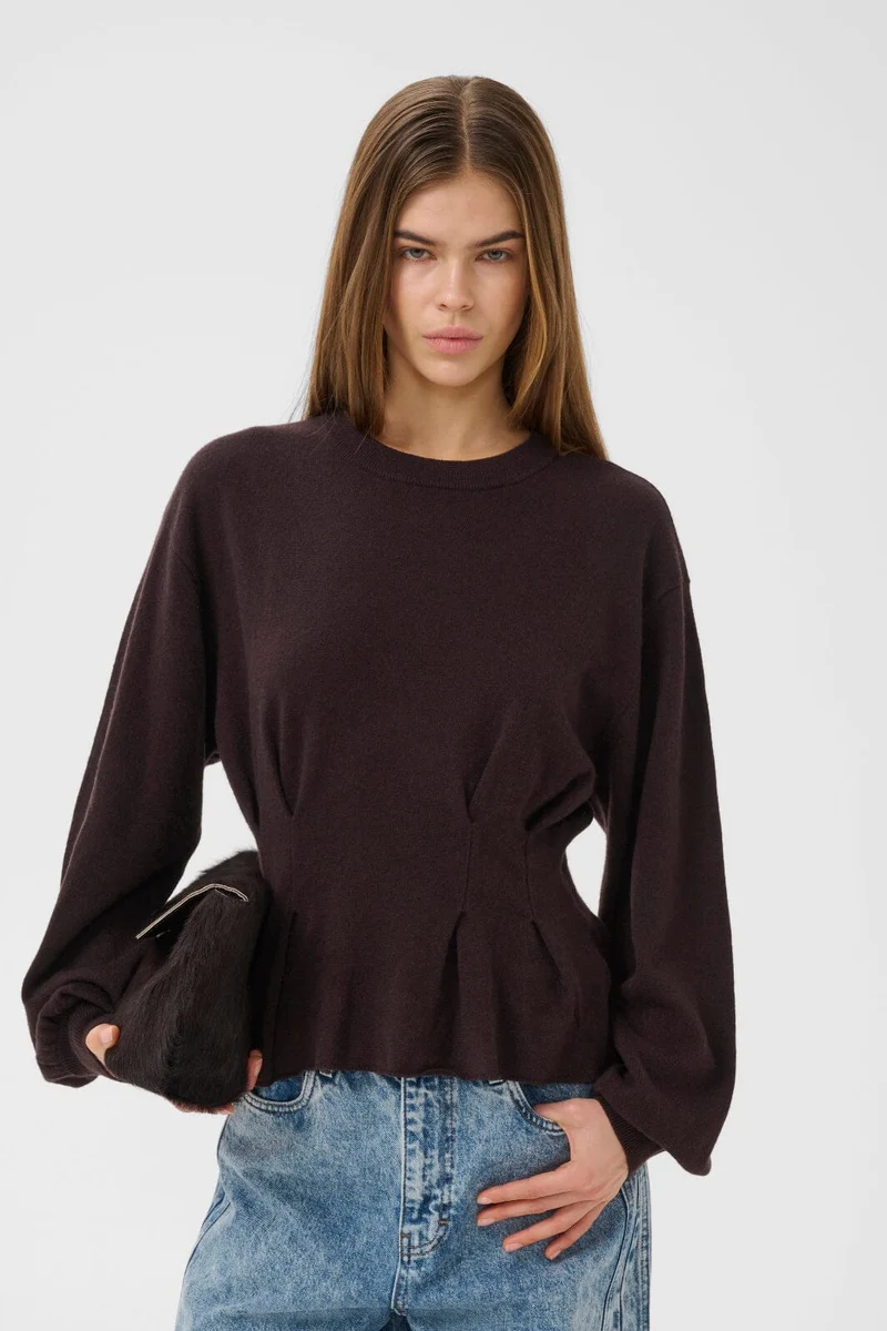 Gestuz - Gzmanzi Waist Pullover 10911492 - 191018 - Ganache