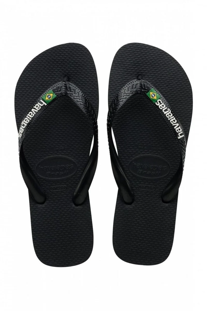 Havaianas - V. Brasil Logo - Black/black