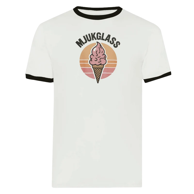 T-shirt Ringer - Mjukglass