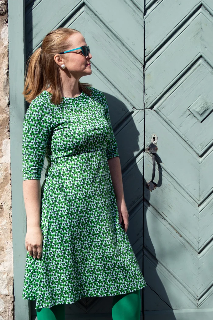 Klänning Signe - Shades of blues green