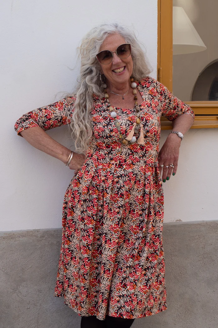 Klänning Gerda - Rowanberries beige
