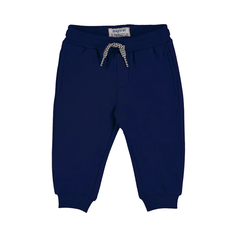 Mayoral Infant Toddler Boys Navy Fleece Sweatpants