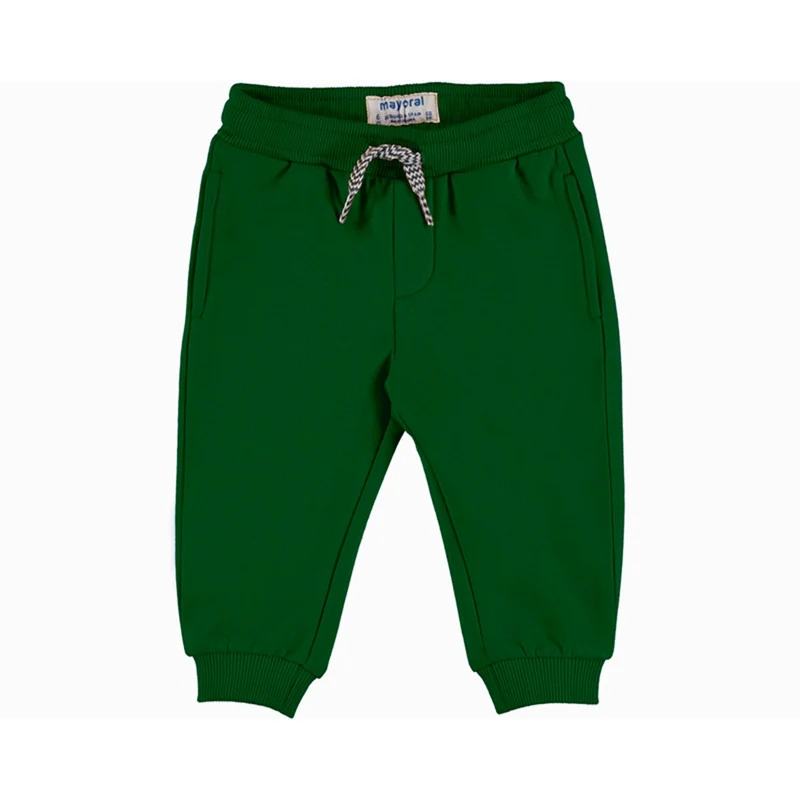 Mayoral Boys Green Fleece Sweatpants