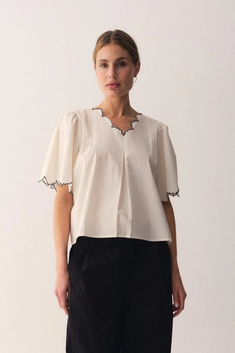 Gossia - Gittgo Blouse G2863 - Creme
