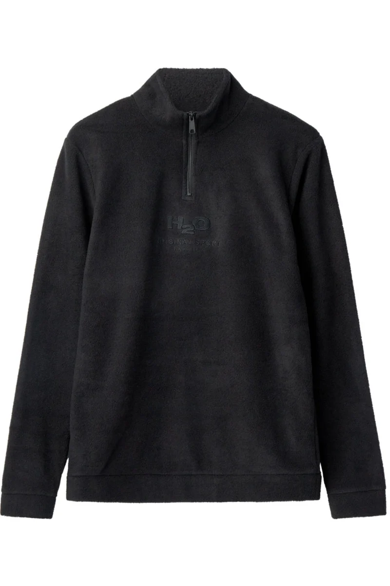 H2O - Blåvand II Fleece Half Zip - Black