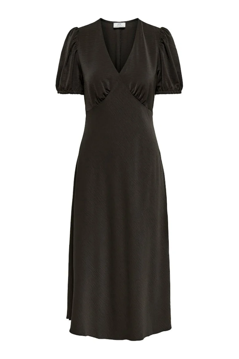 JDY - Jdyaya S/S Midi Dress Dia - 5056717 Chocolate Torte