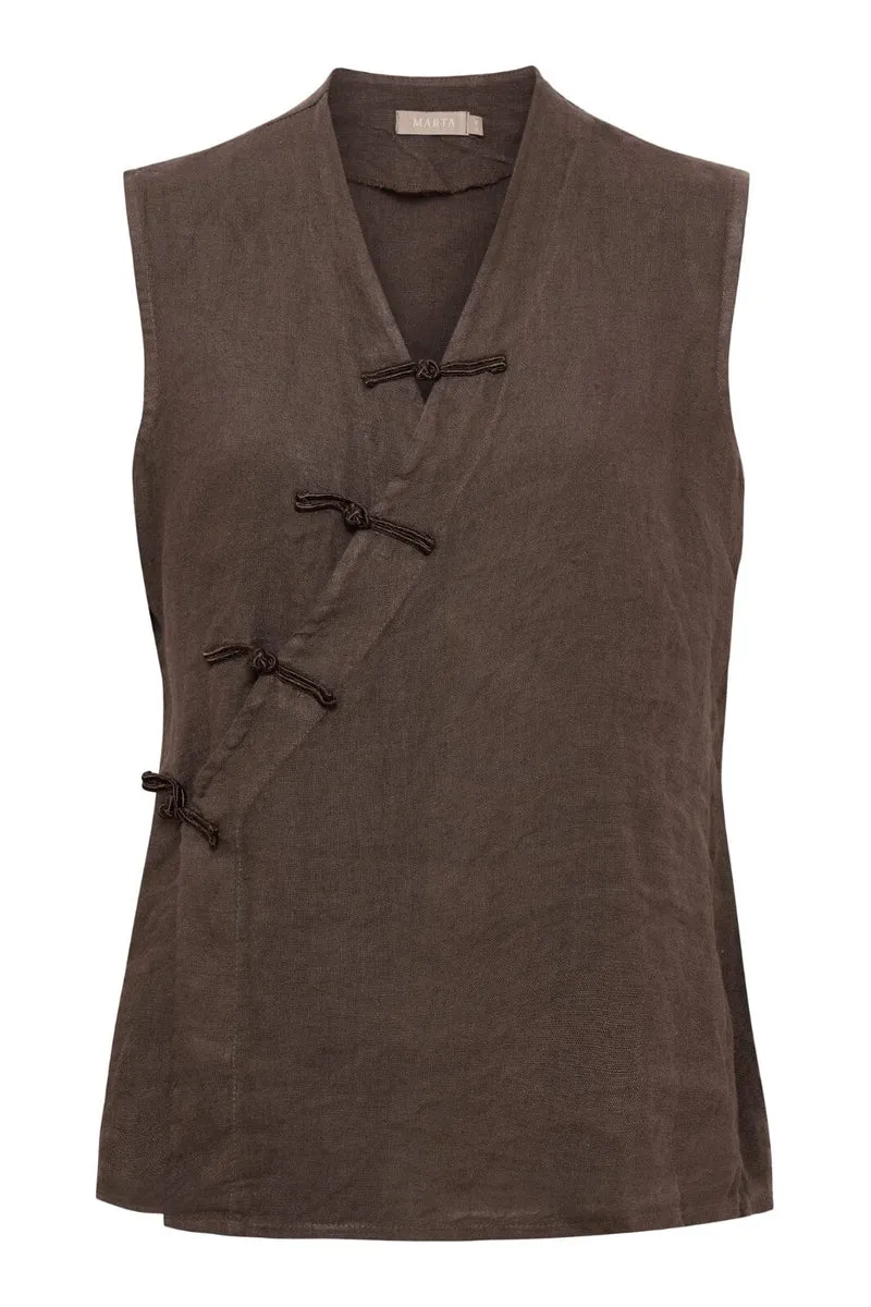 Marta Du Chateau - Mdcsheila Shirt 268607 - Mocca