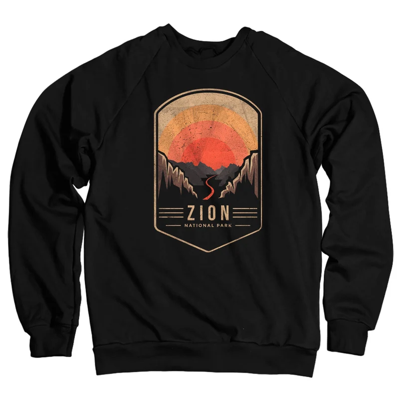 ZION Sunset - National Park Sweatshirt
