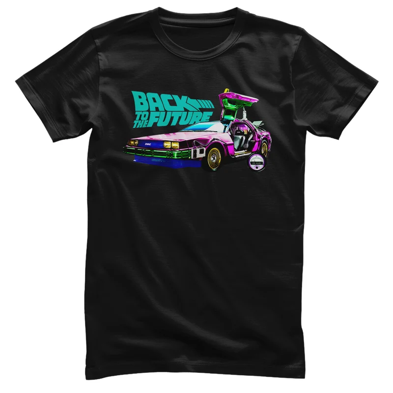 Colorful DeLorean T-Shirt