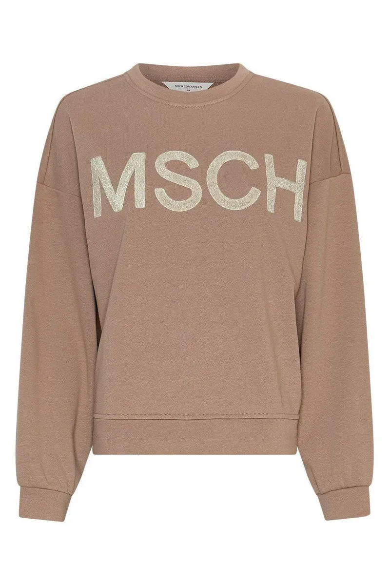 MSCH Copenhagen - Mschmela Briena Msch Sweatshirt 19738 - Mountain T Oatm