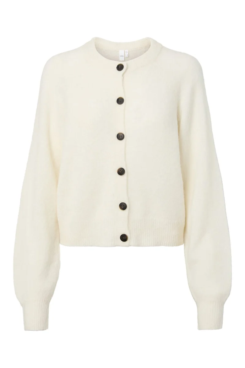YAS - Yasjohi Ls Wool Blend Cardigan - 4972528 Pristine