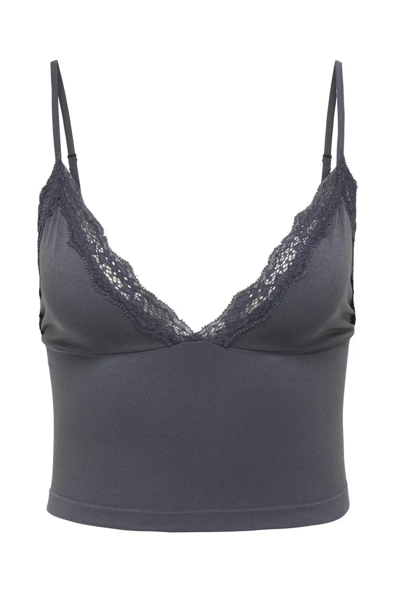 Only - Onlvicky Lace Singlet V-Neck Acc - 4816300 Periscope