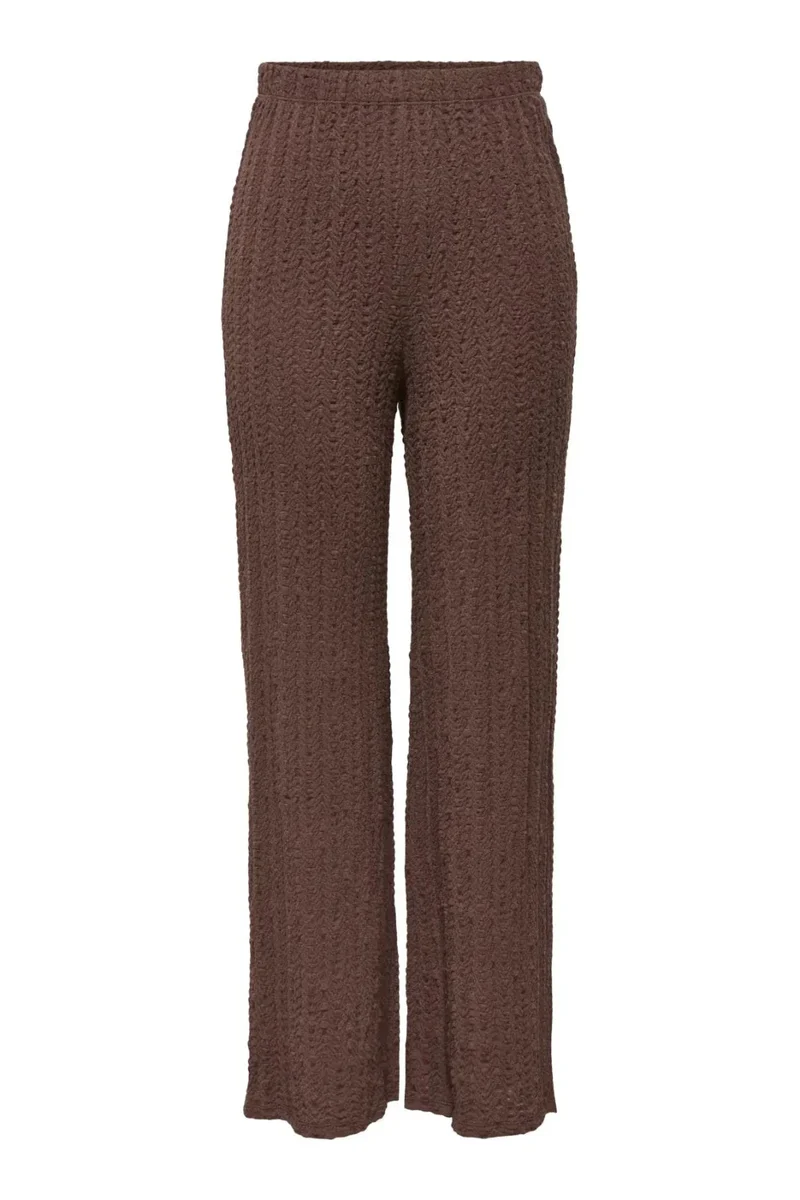 Only - Onlella Wide Pant - 4952854 Chocolate Martini