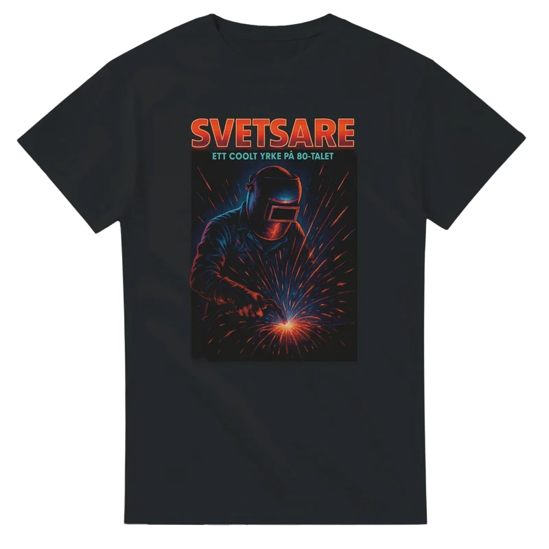 T-shirt Original – Svetsare: Ett coolt yrke på 80-talet