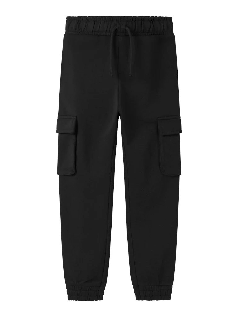 Svarta Cargo Sweat Byxor