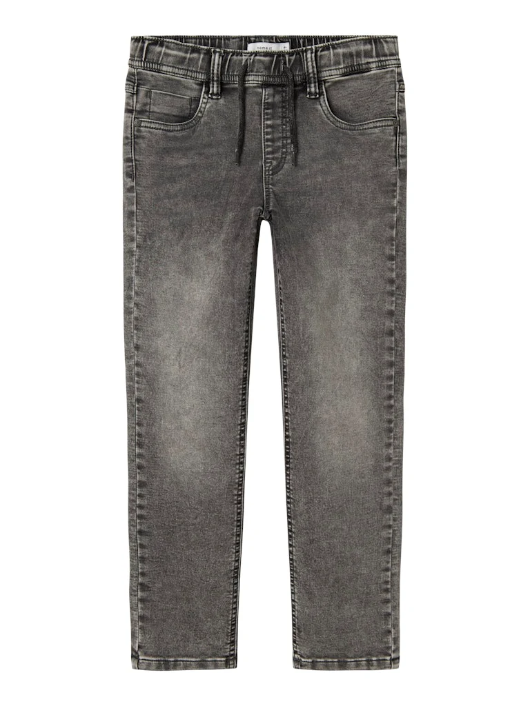Grå Jeans Resår i midjan