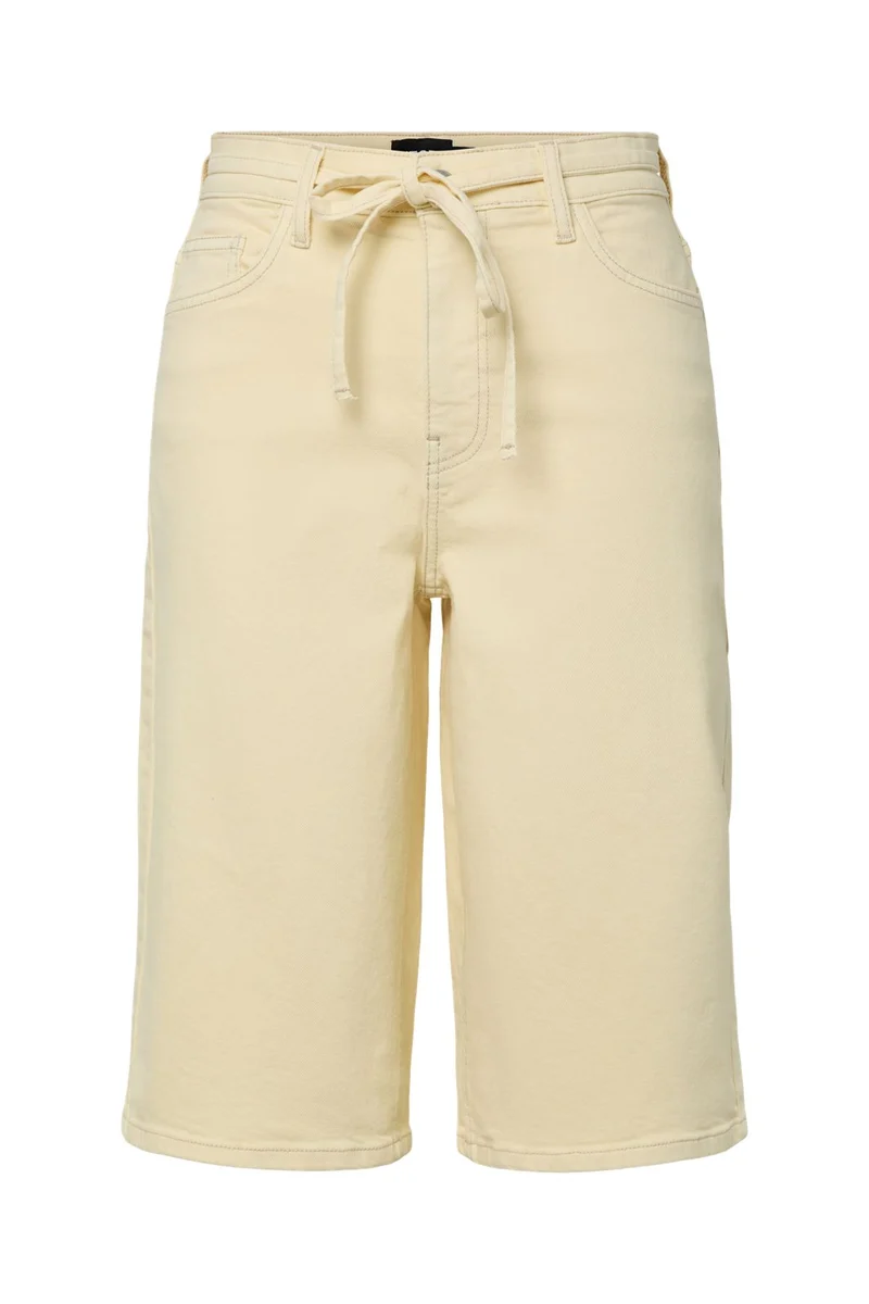Pieces - Pcselma Col Denim Jorts - 4986566 French Vanilla