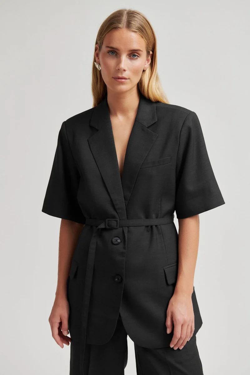 Second Female - Sharo New SS Blazer 60658 - 8001 Black