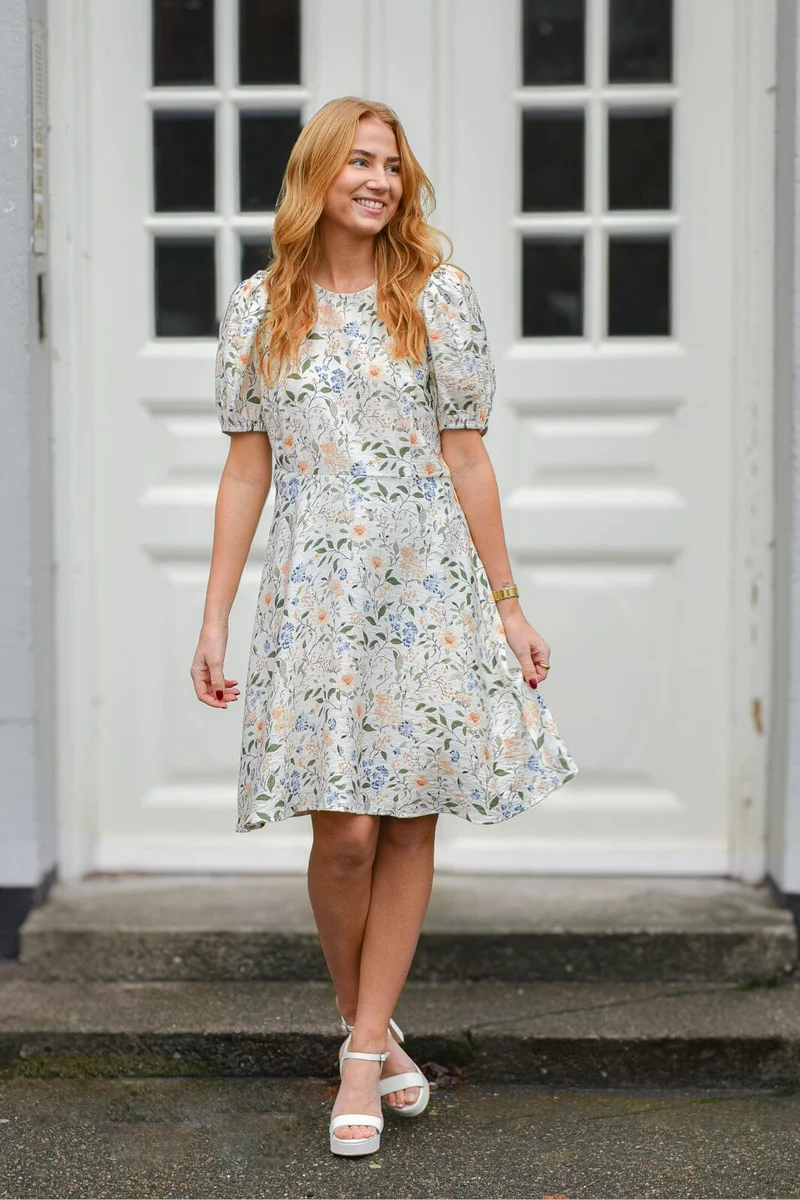 A-View - Gino Dress AV8306 - 144 - White/Blue