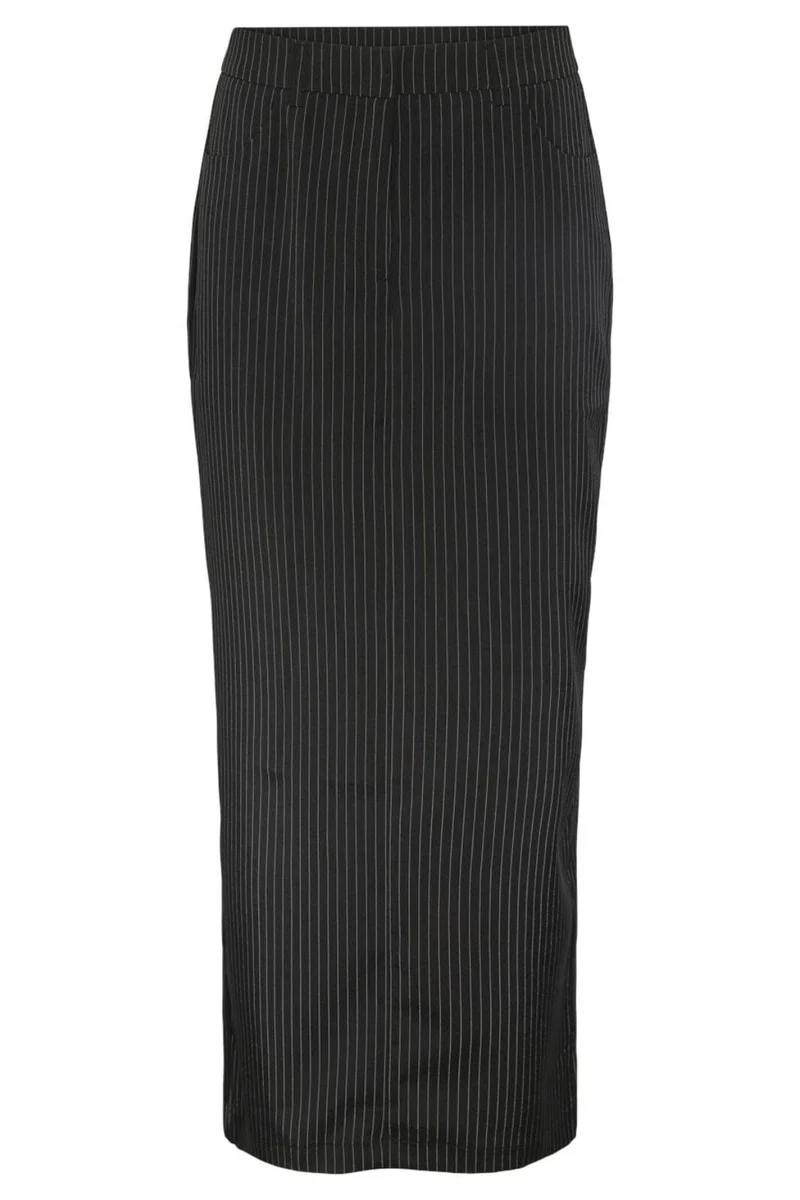 Pieces - Pcdidi Ankle Skirt - 4512844 Black White