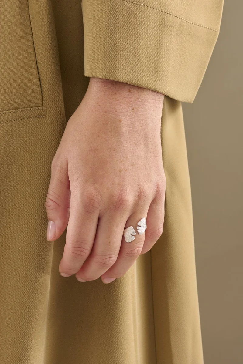 Pernille Corydon Jewellery - Biloba Ring - Silver