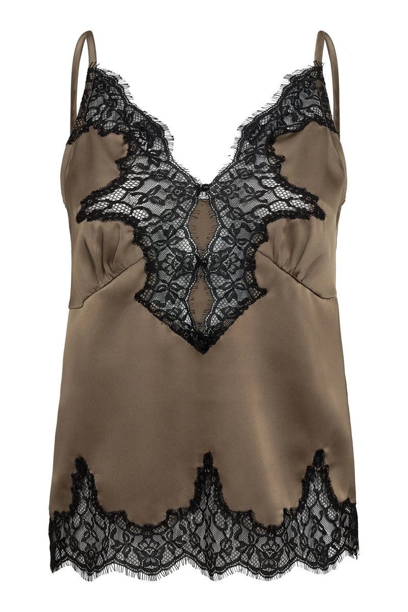 Haute L'Amitié - Vivian Lingerie Top HL10585 - Mushroom