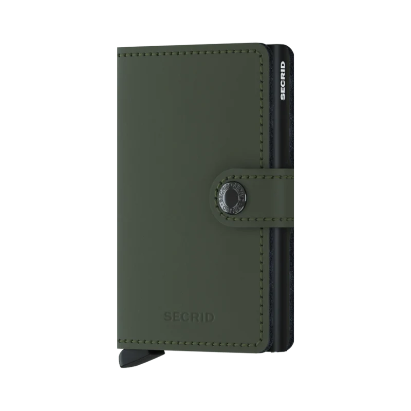 Miniwallet Matte - Green & Black